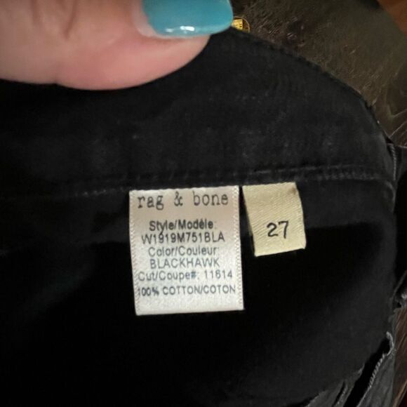Rag & Bone Revolve Marilyn Fly Short in Blackhawk sz 27 - Picture 6 of 8